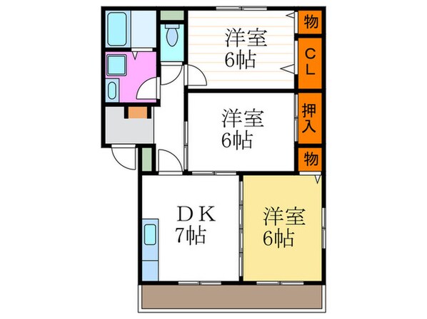 アーバンハウス鴨川の物件間取画像